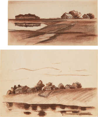 Павлов Семён Андреевич. Лот из двух пейзажей 